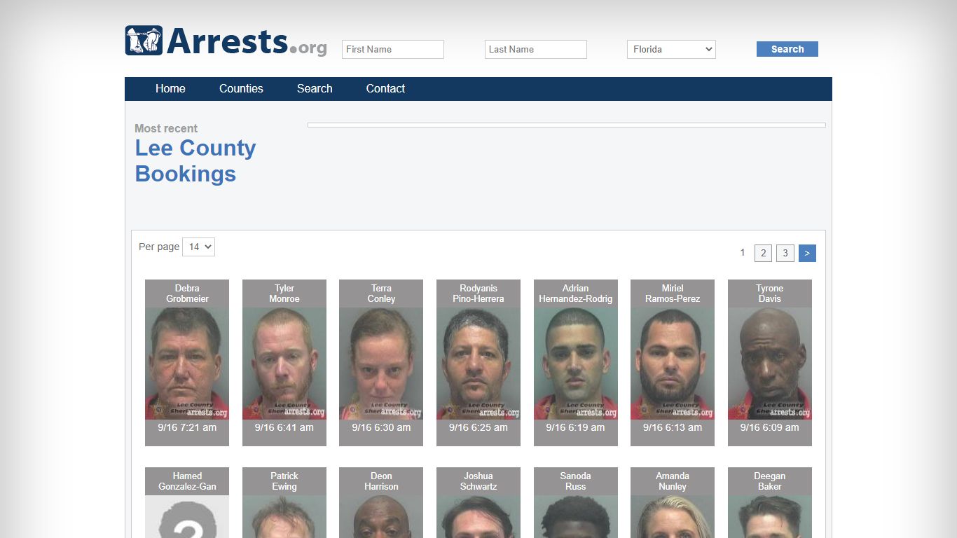 Lee County Arrests and Inmate Search